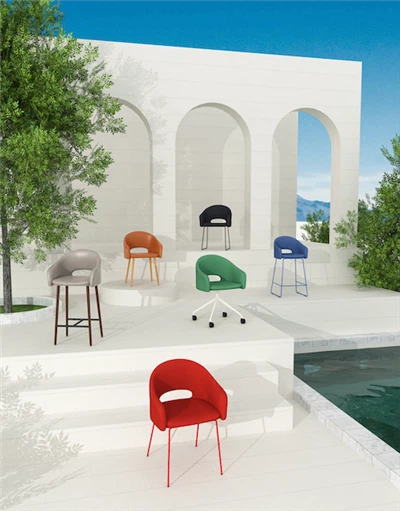 Office Soft Single Movable Chair Bar Chair